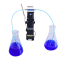 Industrial Syringe Pump with Integrated 8 mL Fixed-Volume Glass Syringe and Solenoid Valve